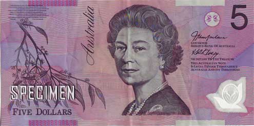 5 dollars australiens (AUD) 5 dollars australiens (AUD)