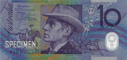 10 dollars australiens (AUD) 10 dollars australiens (AUD)
