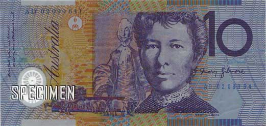 10 dollars australiens (AUD) 10 dollars australiens (AUD)
