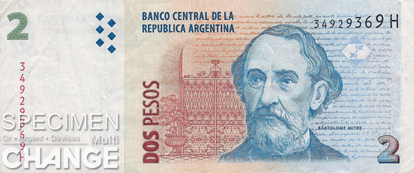 2 pesos argentins (ARS)