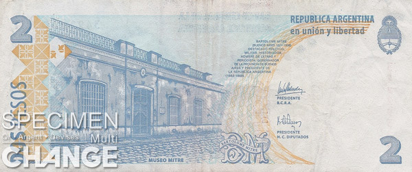 2 pesos argentins (ARS)
