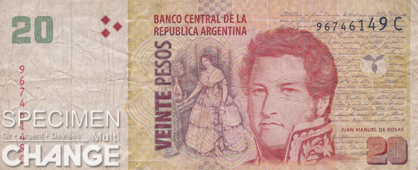20 pesos argentins (ARS)