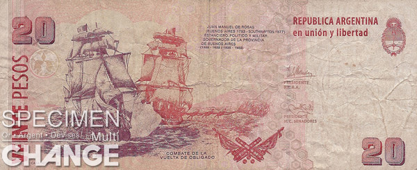 20 pesos argentins (ARS)