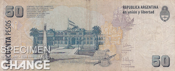 50 pesos argentins (ARS)