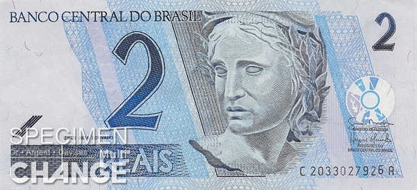 2, réal brésilien (BRL) 2 réaux brésiliens (BRL)