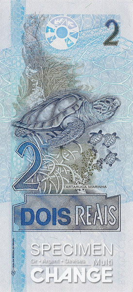 2, réal brésilien (BRL) 2 réaux brésiliens (BRL)