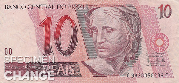 10, réal brésilien (BRL) 10 réaux brésiliens (BRL)