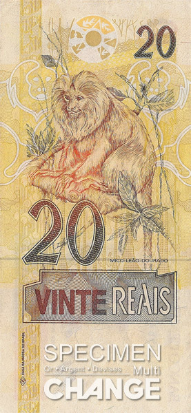 20, réal brésilien (BRL) 20 réaux brésiliens (BRL)