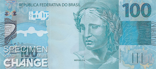 100, réal brésilien (BRL) 100 réaux brésiliens (BRL)