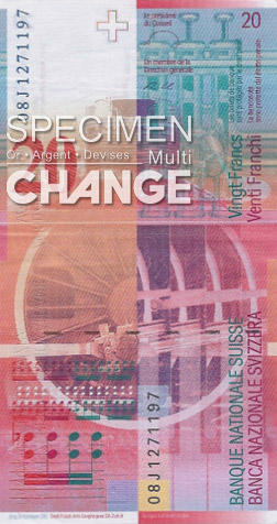 20 francs suisses (CHF)