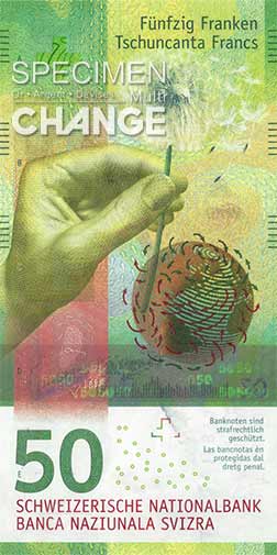50 francs suisses (CHF)