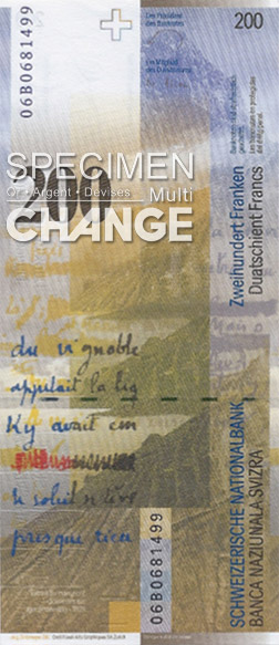 200 francs suisses (CHF)