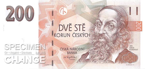 200 couronnes tchèques (CZK) 200 couronnes tchèques (CZK)