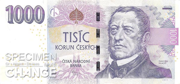1.000 couronnes tchèques (CZK) 1.000 couronnes tchèques (CZK)