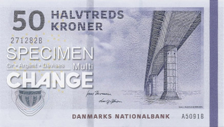 50 couronnes danoises (DKK) 50 couronnes danoises (DKK)