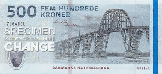 500 couronnes danoises (DKK) 500 couronnes danoises (DKK)