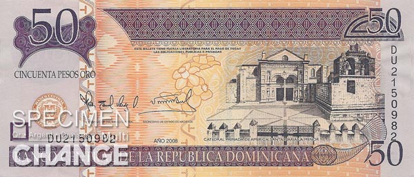 50 pesos dominicains (DOP)
