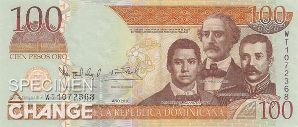 100 pesos dominicains (DOP)