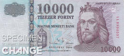 10.000 forints hongrois (HUF) 10.000 forints hongrois (HUF)