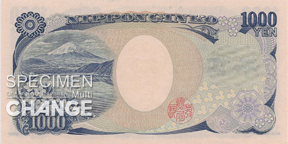 1.000 yens japonais (JPY)