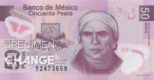 50 pesos mexicains (MXN) 50 pesos mexicains (MXN)