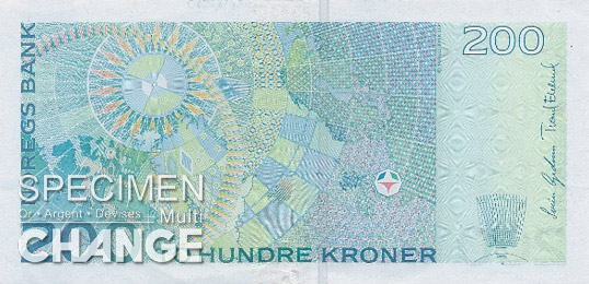 200 couronnes norvégiennes (NOK) 200 couronnes norvégiennes (NOK)
