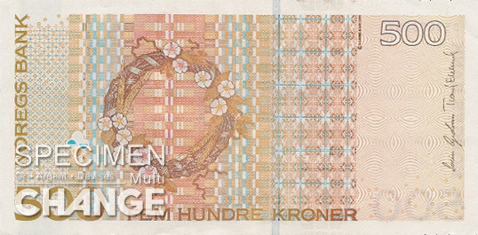 500 couronnes norvégiennes (NOK) 500 couronnes norvégiennes (NOK)