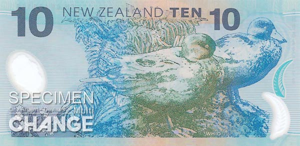 10 dollars néo-zélandais (NZD) 10 dollars néo-zélandais (NZD)