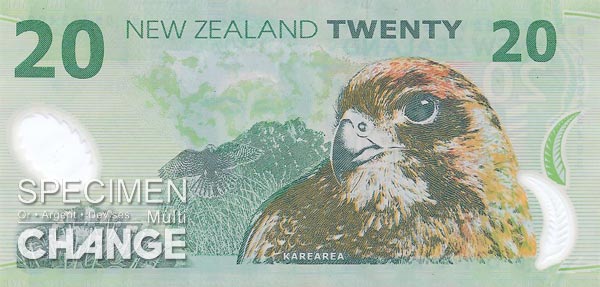 20 dollars néo-zélandais (NZD) 20 dollars néo-zélandais (NZD)