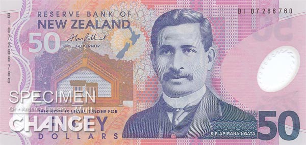 50 dollars néo-zélandais (NZD) 50 dollars néo-zélandais (NZD)