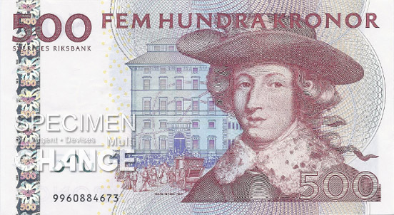 500 couronnes suédoises (SEK) 500 couronnes suédoises (SEK)