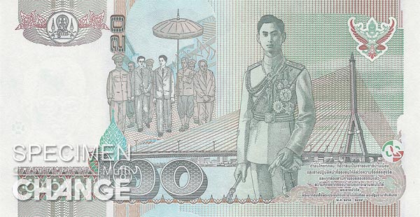 20 bahts thailandais (THB)