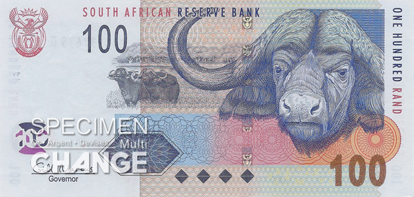 100 rands sud-africains (ZAR)