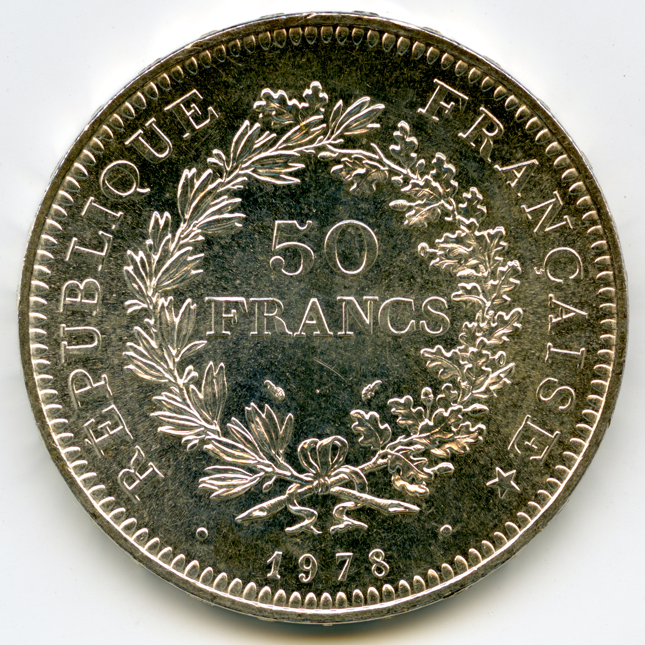 50 Francs Hercule revers