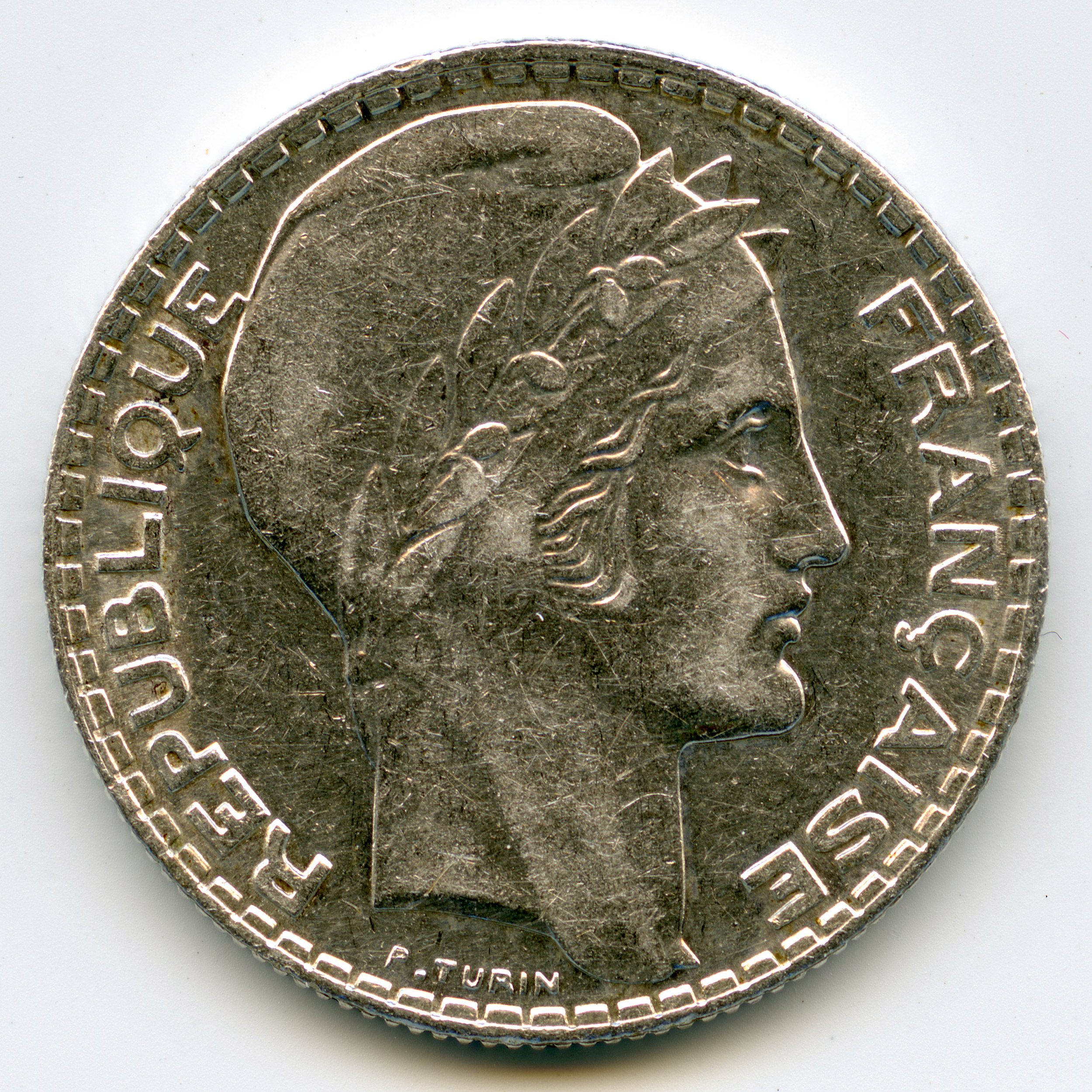 20 Francs Turin avers