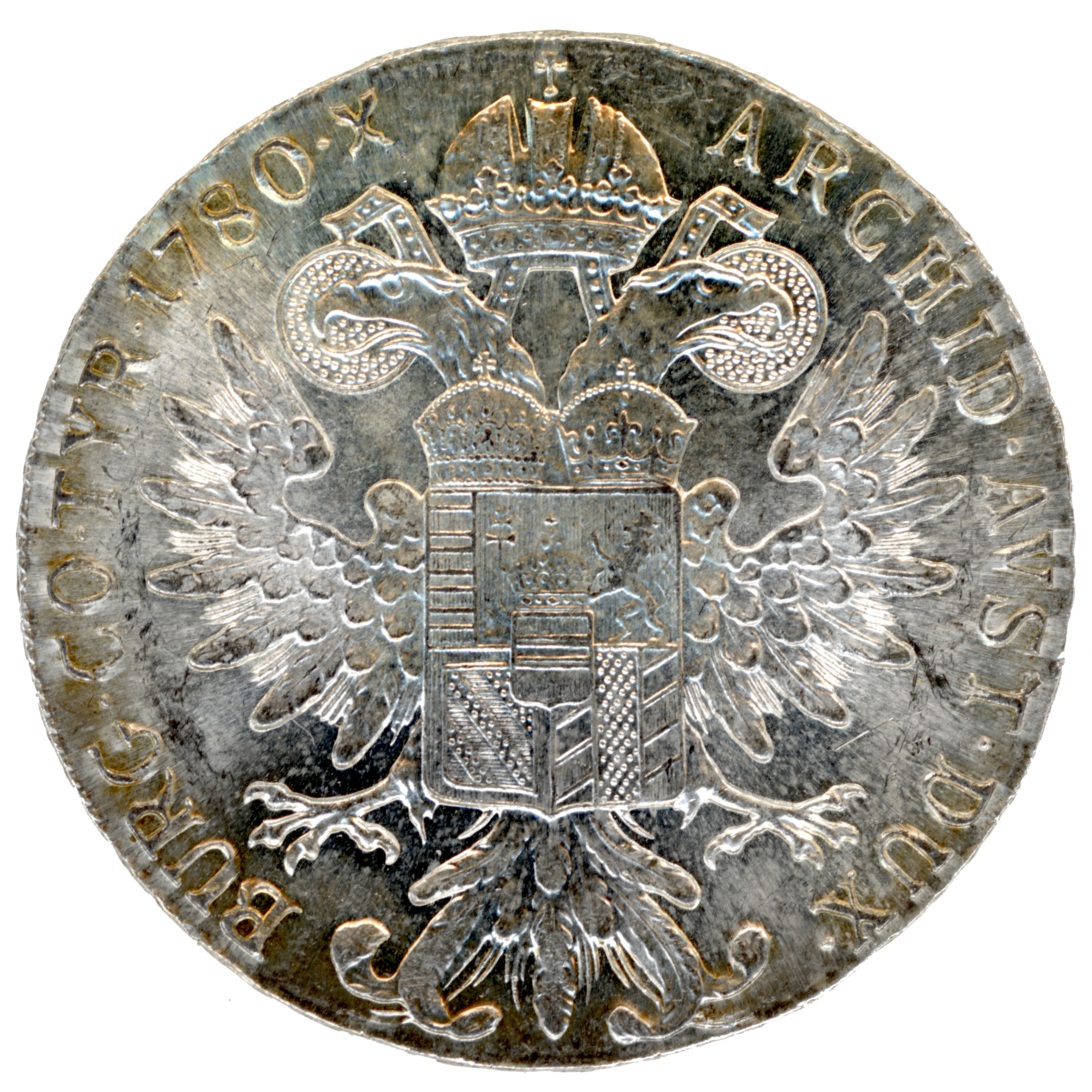 Autriche - 1 thaler - Marie Thérèse - 1780 revers Autriche - 1 thaler - Marie Thérèse - 1780 revers
