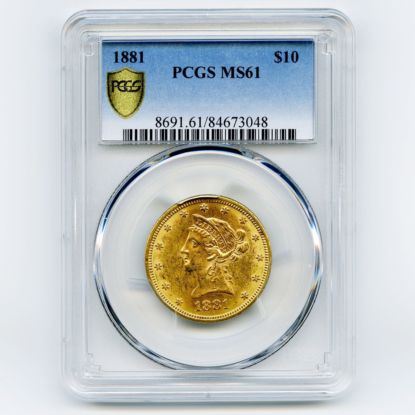 USA - 10 Dollars - 1881 avers USA - 10 Dollars - 1881 avers
