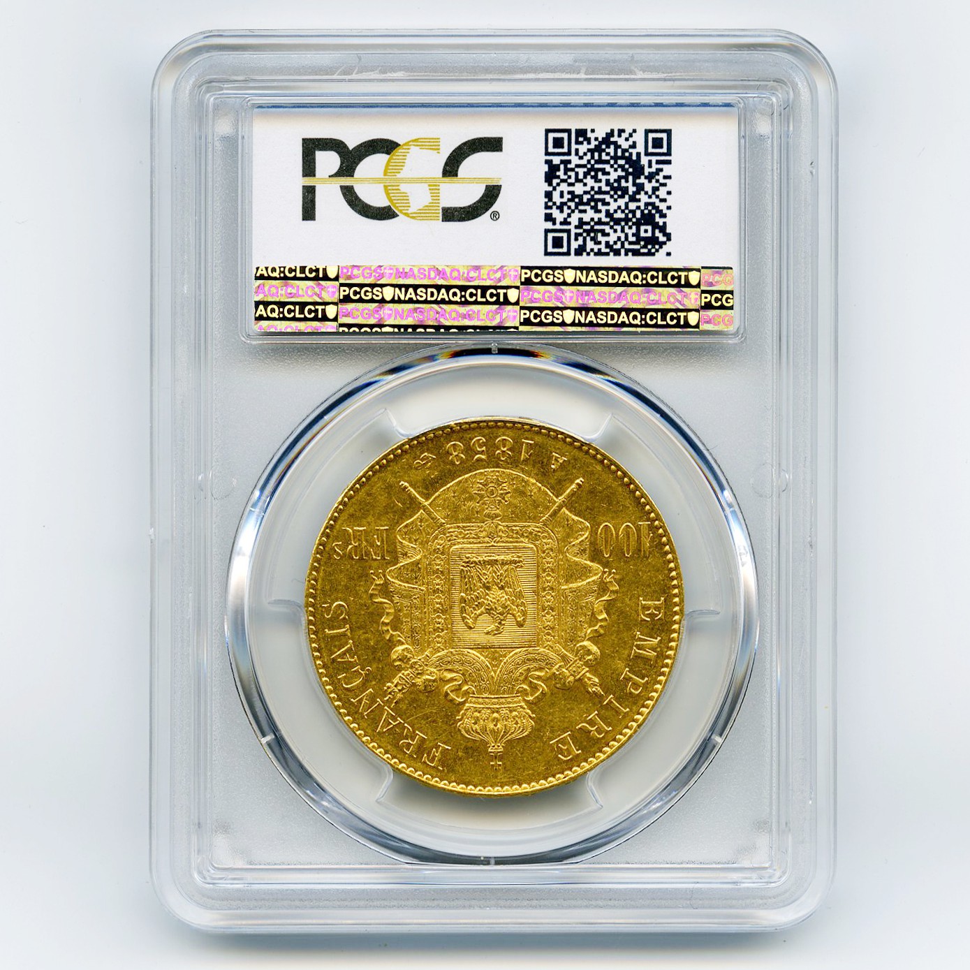 Napoléon III - 100 Francs - 1858 A revers