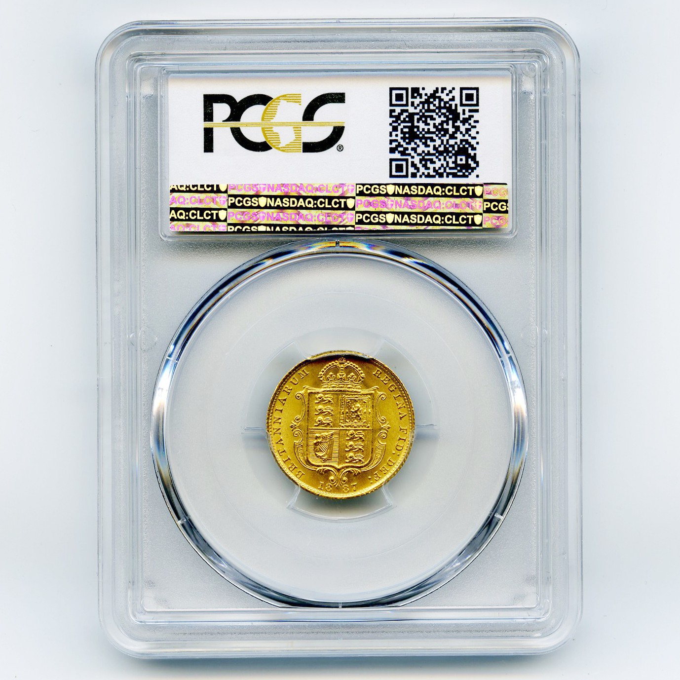 Grande-Bretagne - 1/2 Souverain - 1887 revers Grande-Bretagne - 1/2 Souverain - 1887 revers