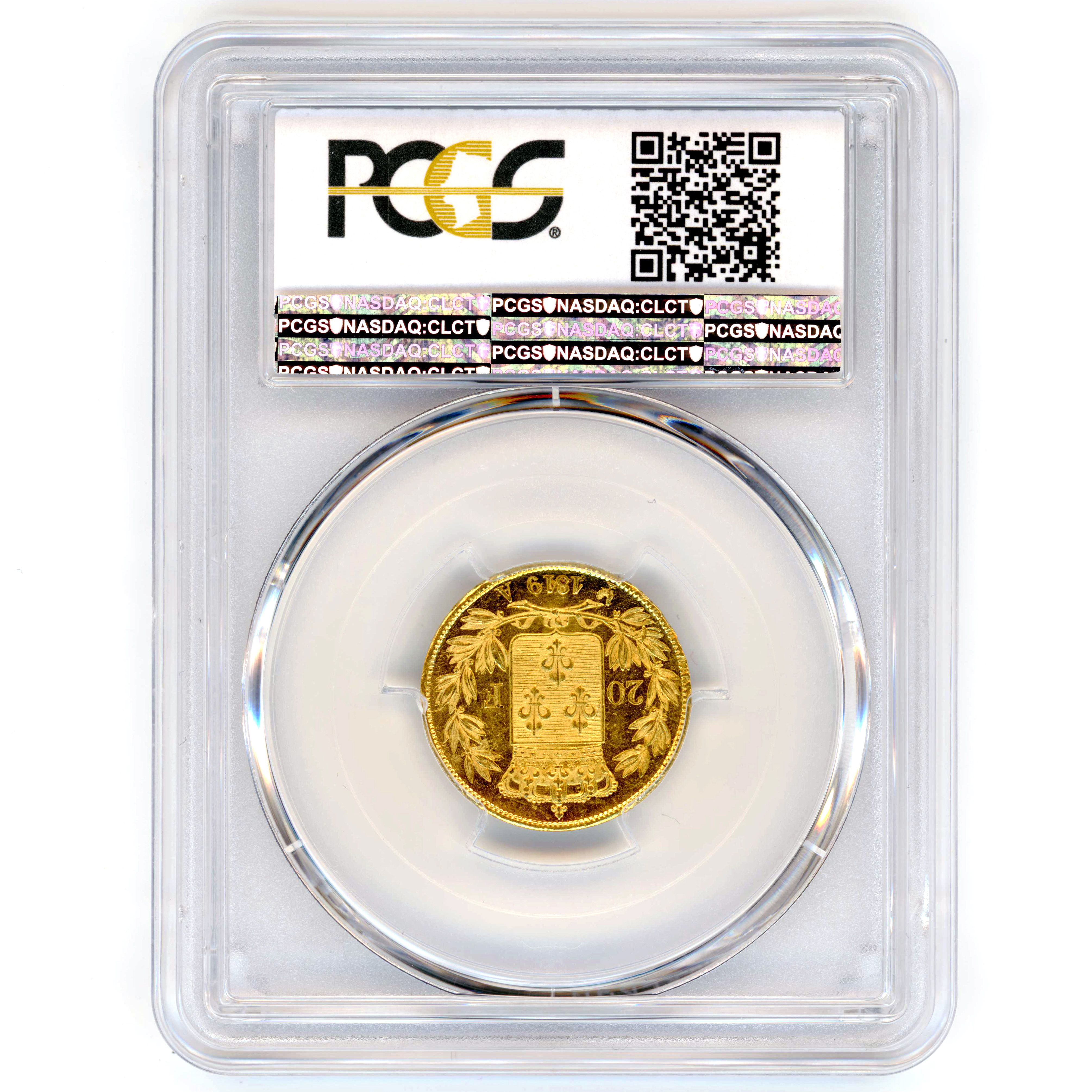Louis XVIII - 20 Francs - 1819 A revers Louis XVIII - 20 Francs - 1819 A revers