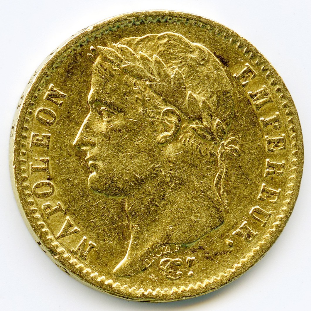 Napoléon Ier - 20 Francs - 1807 A avers Napoléon Ier - 20 Francs - 1807 A avers