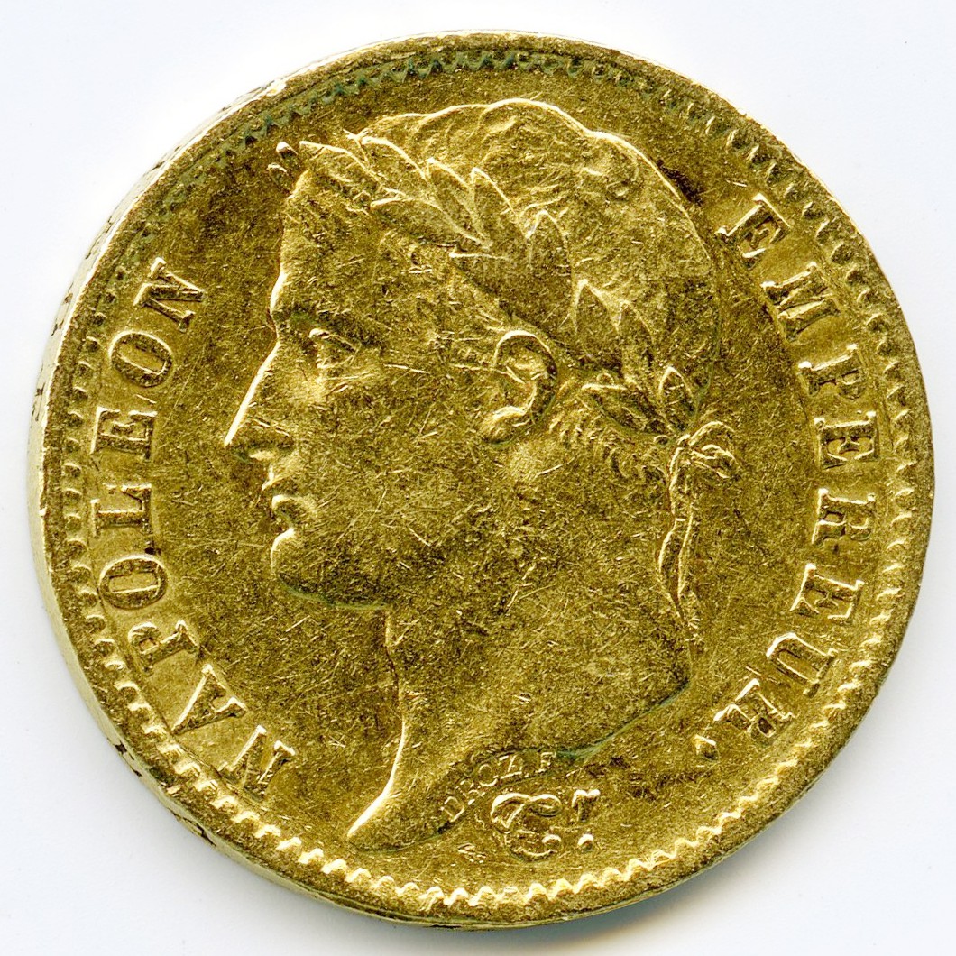 Napoléon Ier - 20 Francs - 1807 A avers