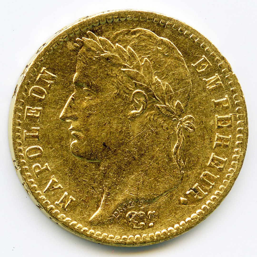 Napoléon Ier - 20 Francs - 1813 W avers Napoléon Ier - 20 Francs - 1813 W avers