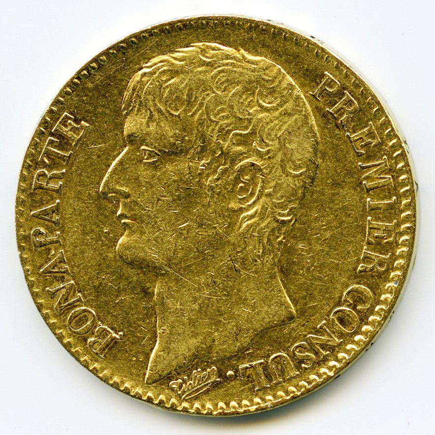 Bonaparte - 40 Francs - L'An 12 A avers Bonaparte - 40 Francs - L'An 12 A avers