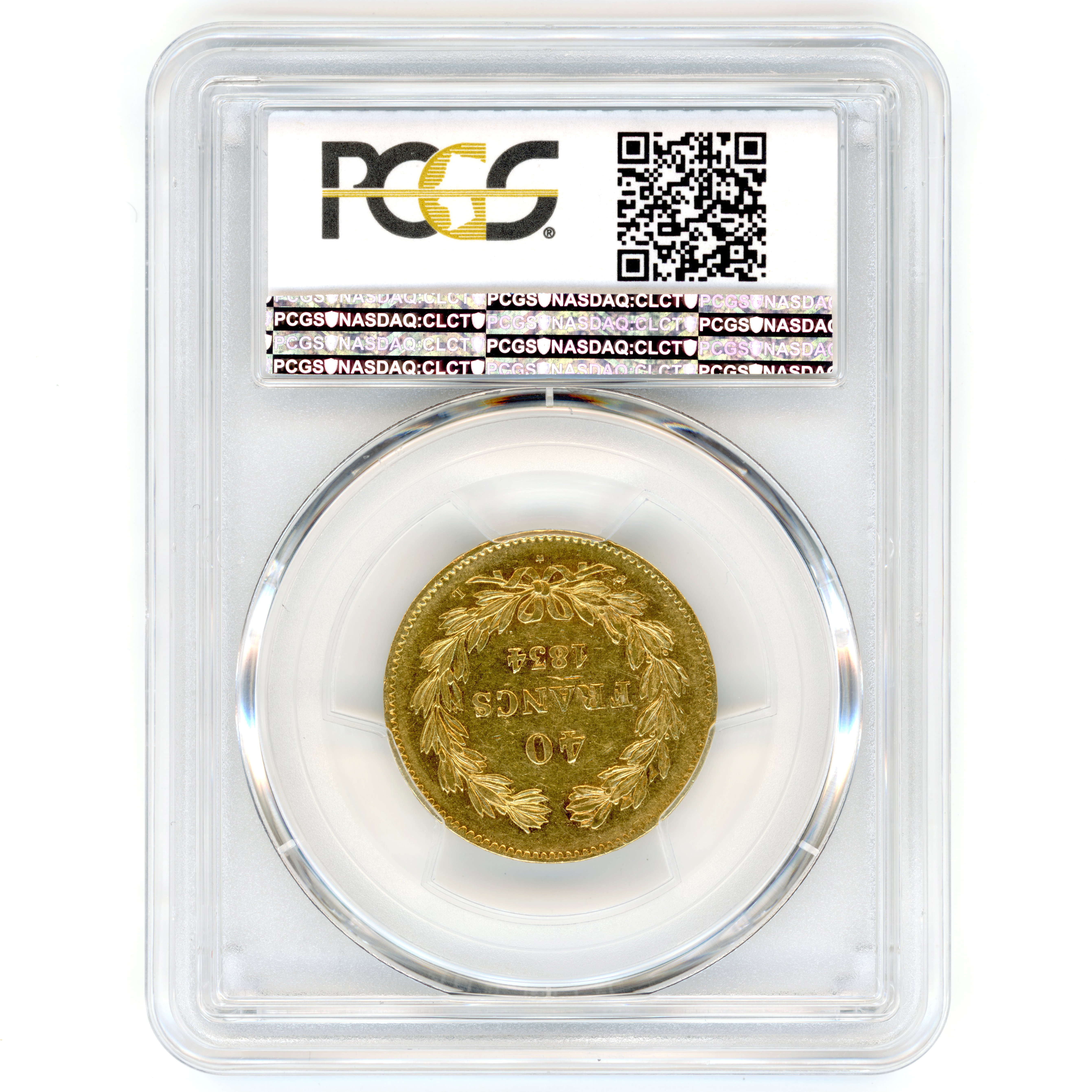 Louis-Philipe I - 40 Francs - 1834 L revers Louis-Philipe I - 40 Francs - 1834 L revers
