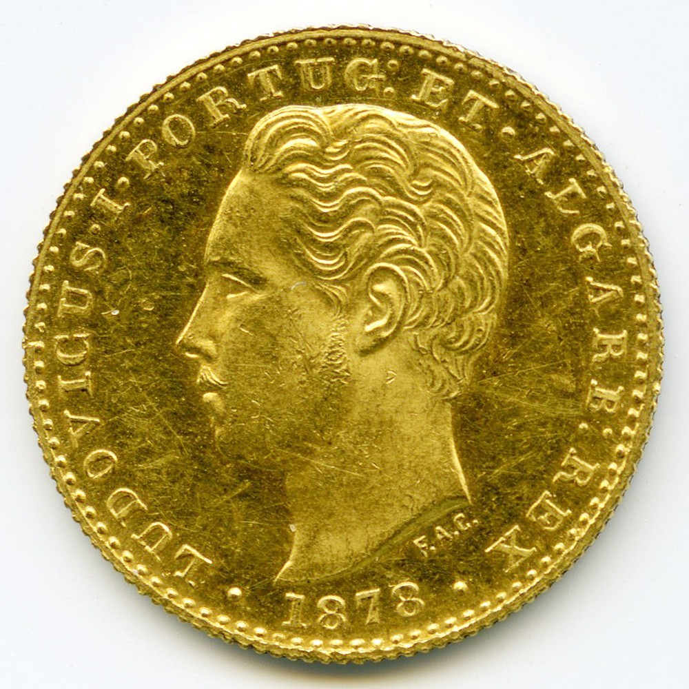 Portugal - 2 000 Reis - 1878 avers Portugal - 2 000 Reis - 1878 avers