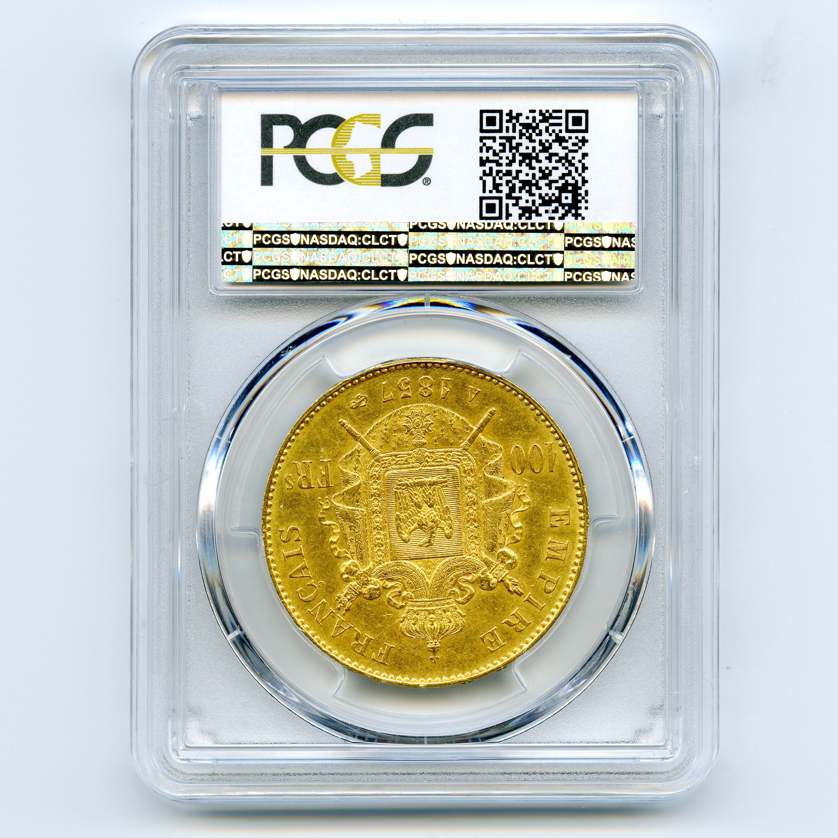 Napoléon III - 100 Francs - 1857 A revers Napoléon III - 100 Francs - 1857 A revers