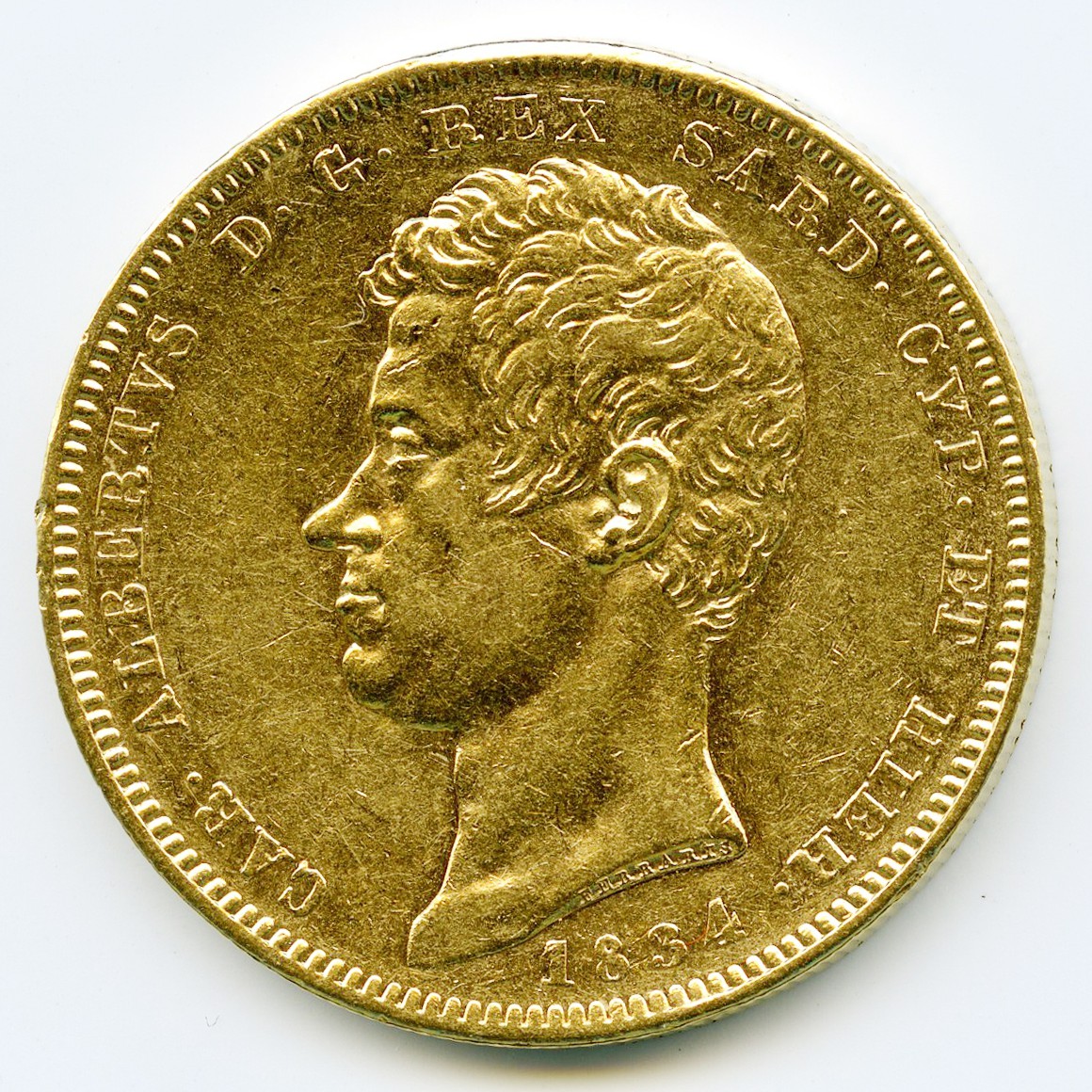 Italie - 100 Lire - 1834 avers