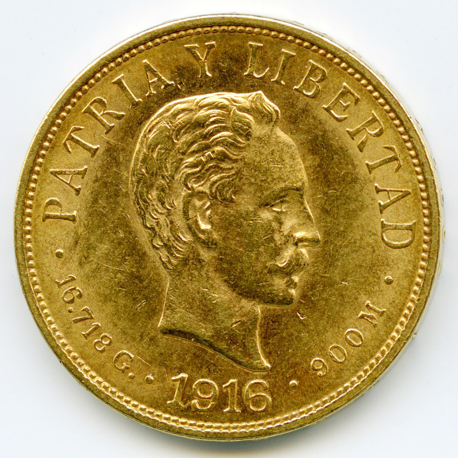Cuba - 10 Pesos - 1916 avers
