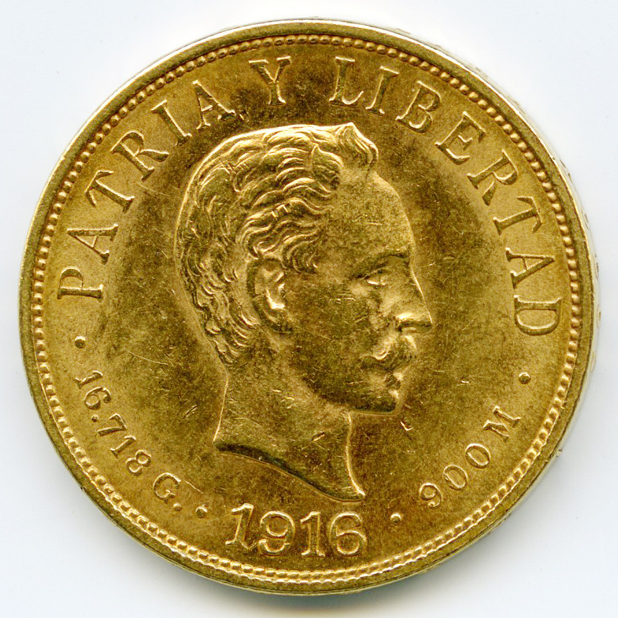 Cuba - 10 Pesos - 1916 avers Cuba - 10 Pesos - 1916 avers